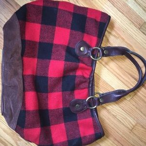 Wool and Leather Lucky Brand Purse